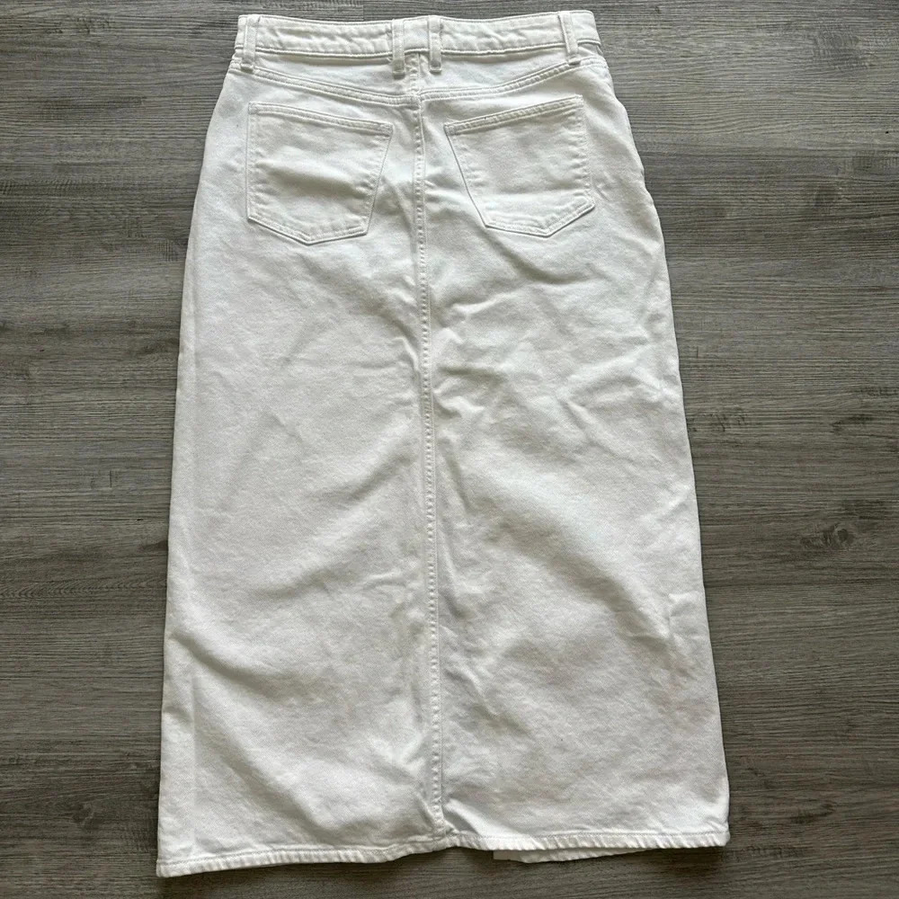 Lucky Brand denim skirt Sz 6/28 open front cool girls only - Picture 2 of 5